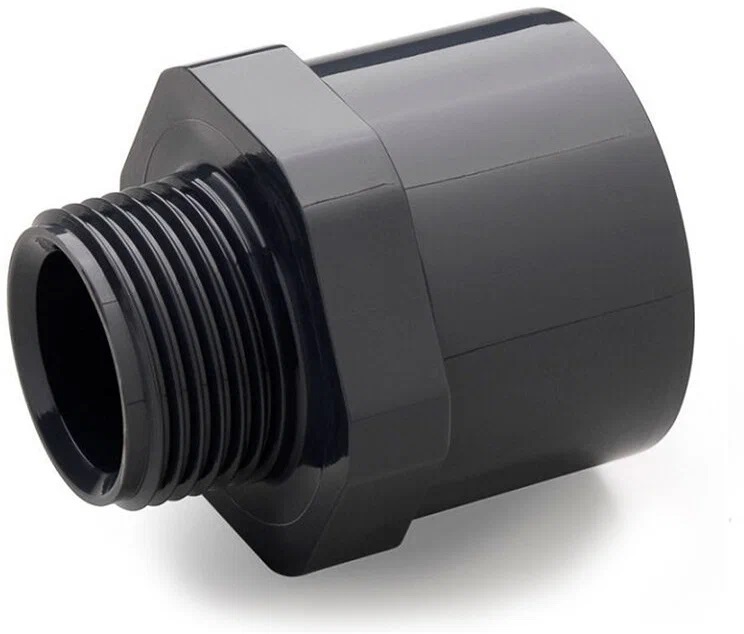 Муфта переходная наружная резьба 20х25 мм х 1/2" (ПВХ, НПВХ, PVC U) под клей 
